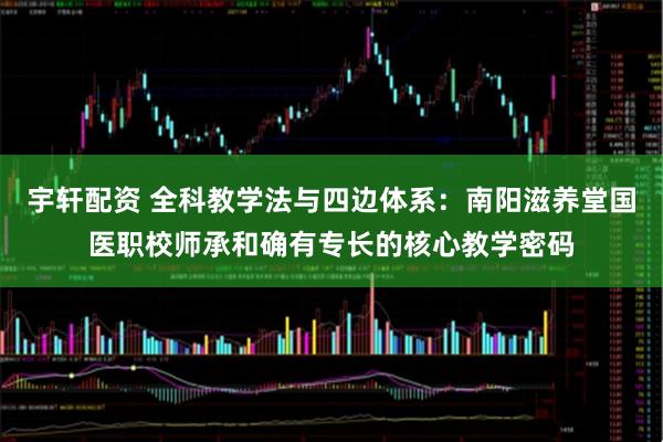 宇轩配资 全科教学法与四边体系：南阳滋养堂国医职校师承和确有专长的核心教学密码