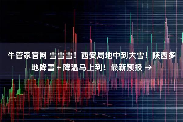 牛管家官网 雪雪雪！西安局地中到大雪！陕西多地降雪＋降温马上到！最新预报 →
